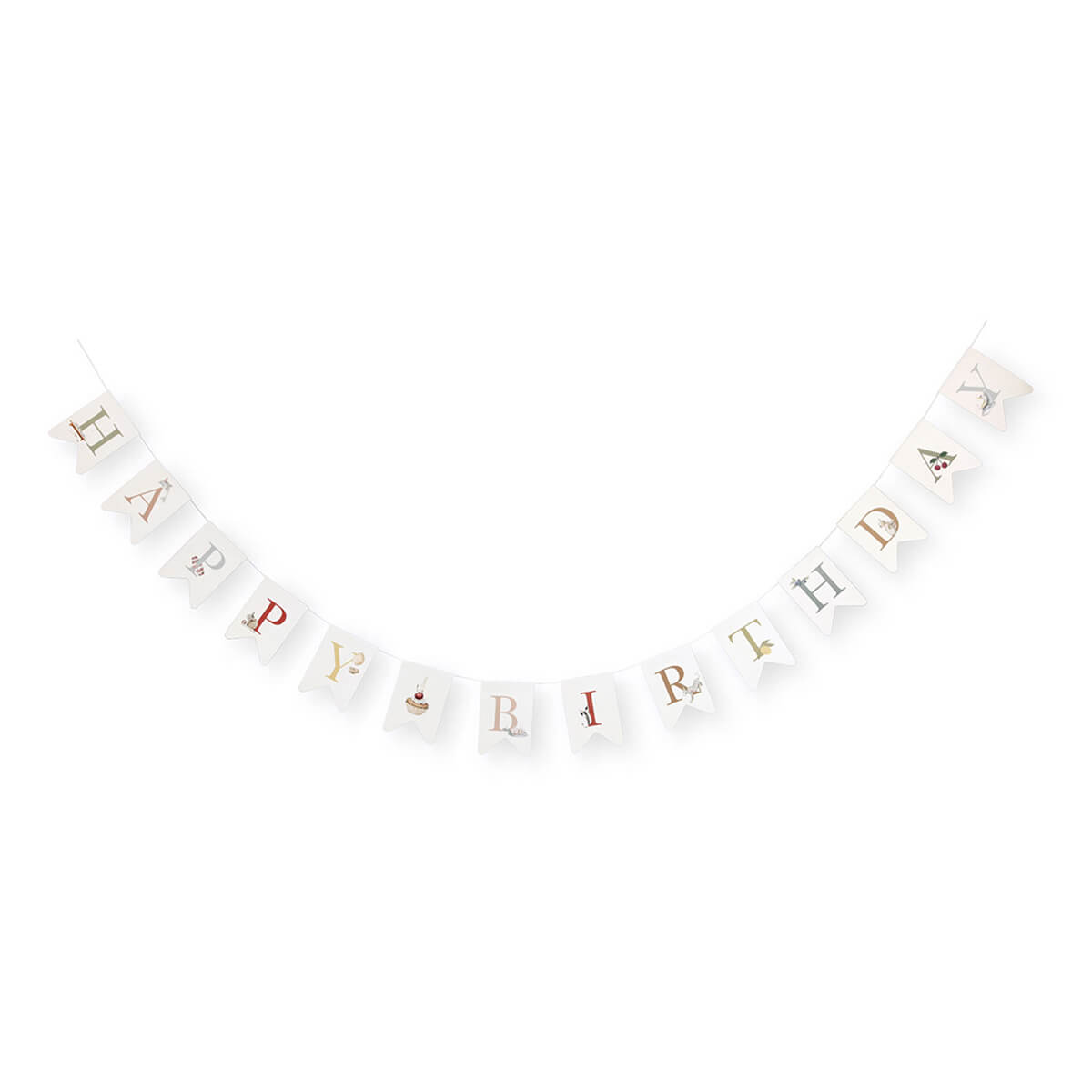 Birthday Garland - Geburtstagsgirlande aus FSC Karton von Konges Slojd kaufen - Kinderzimmer, Babykleidung & mehr