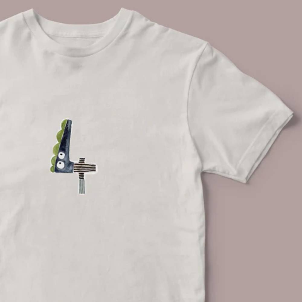 Bügelbild Zahl für alle Stoffe von Grech & Co kaufen - Kleidung, Babykleidung & mehr