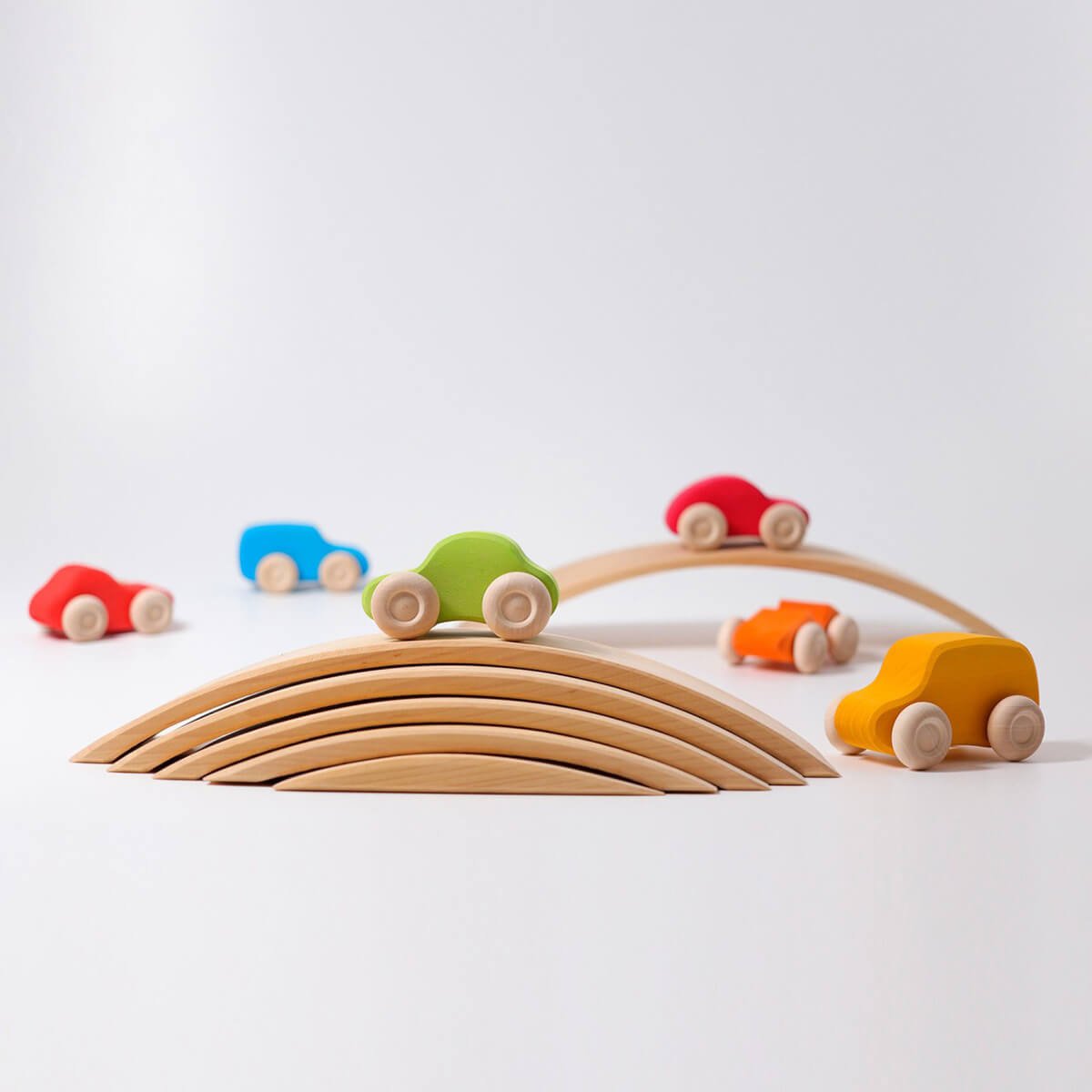 Bunte Autos 6er Set aus 100% Holz von Grimm´s kaufen - Spielzeug, Geschenke, Babykleidung & mehr