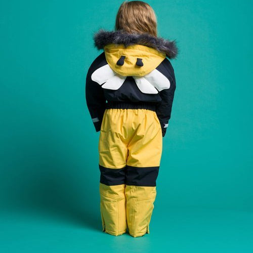 Buzzy the bee - Nachhaltiger Kinder Schneeanzug aus recycelten Flaschen von Dinoski kaufen - Kleidung, Alltagshelfer, Babykleidung & mehr