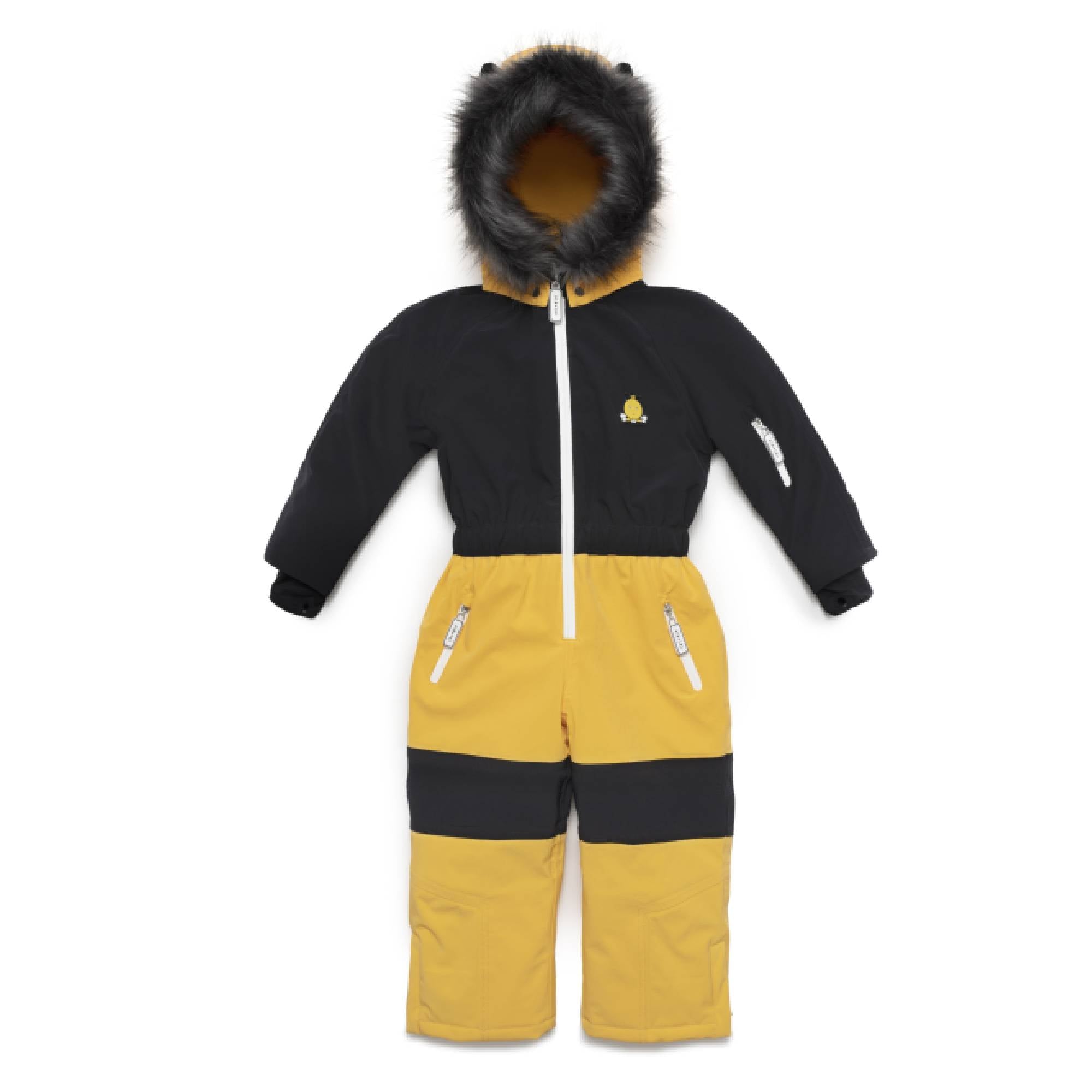 Buzzy the bee - Nachhaltiger Kinder Schneeanzug aus recycelten Flaschen von Dinoski kaufen - Kleidung, Alltagshelfer, Babykleidung & mehr