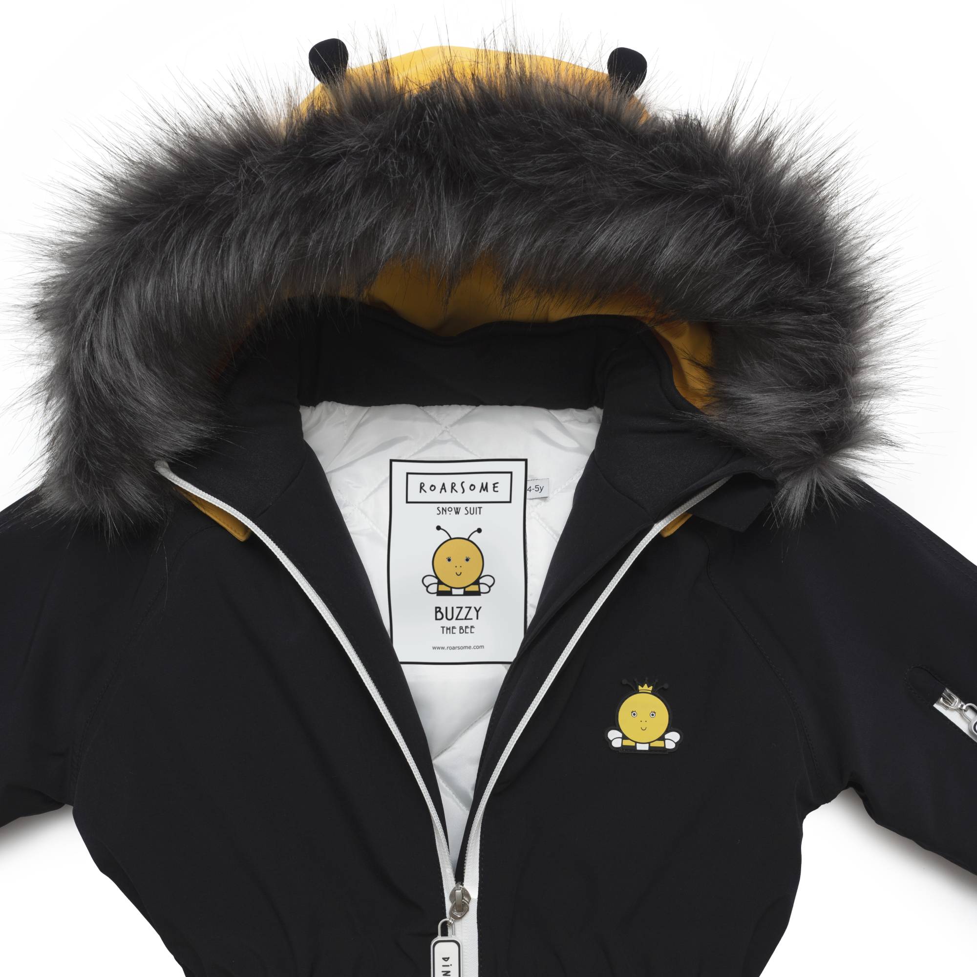 Buzzy the bee - Nachhaltiger Kinder Schneeanzug aus recycelten Flaschen von Dinoski kaufen - Kleidung, Alltagshelfer, Babykleidung & mehr