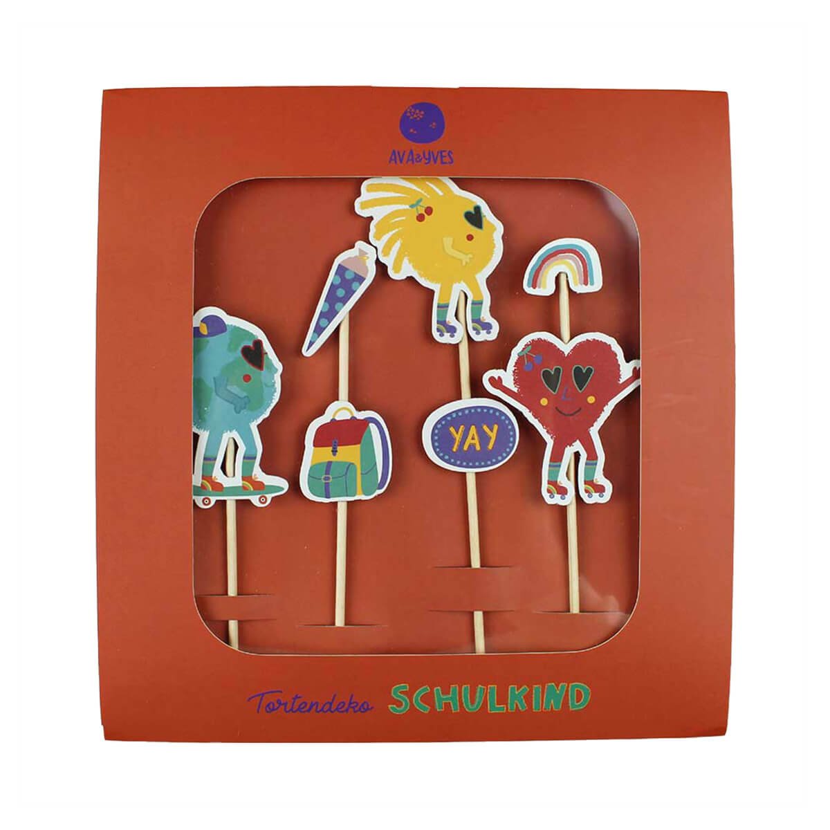 Cake Topper zur Einschulung von Ava & Yves kaufen - Kinderzimmer,, Babykleidung & mehr