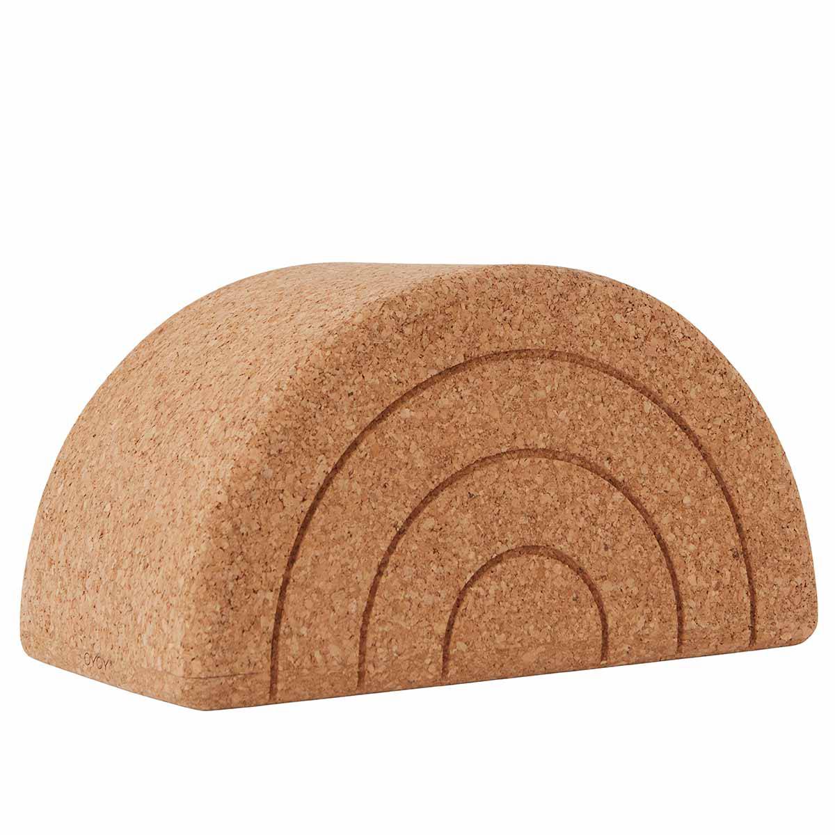 Cork Rainbow - Kinder Hocker Regenbogen aus 100% Kork von OYOY kaufen - Kinderzimmer, Babykleidung & mehr