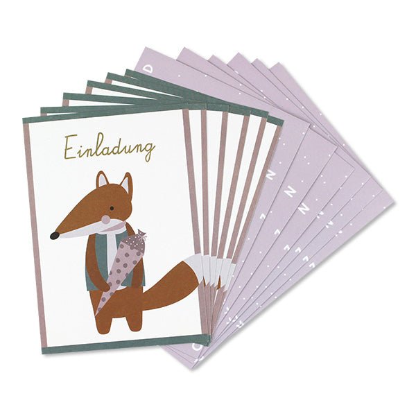 Einladungskarten mit Umschlägen 6 Stück aus Recyclingpapier von Ava & Ives kaufen - Spielzeug, Alltagshelfer, Geschenke, Kinderzimmer, Babykleidung & mehr