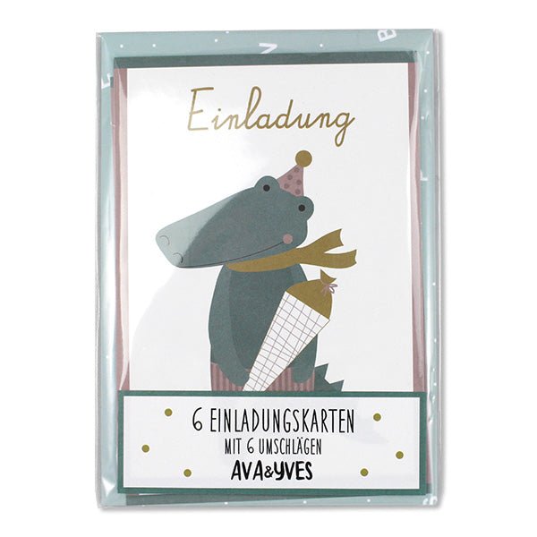 Einladungskarten mit Umschlägen 6 Stück aus Recyclingpapier von Ava & Ives kaufen - Spielzeug, Alltagshelfer, Geschenke, Kinderzimmer, Babykleidung & mehr