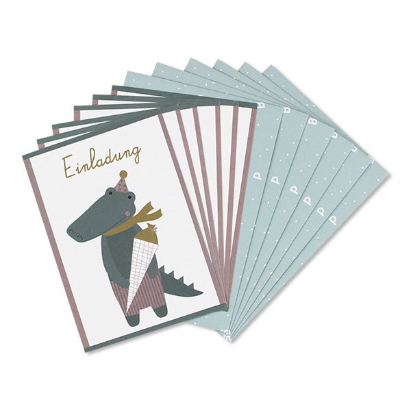 Einladungskarten mit Umschlägen 6 Stück aus Recyclingpapier von Ava & Ives kaufen - Spielzeug, Alltagshelfer, Geschenke, Kinderzimmer, Babykleidung & mehr