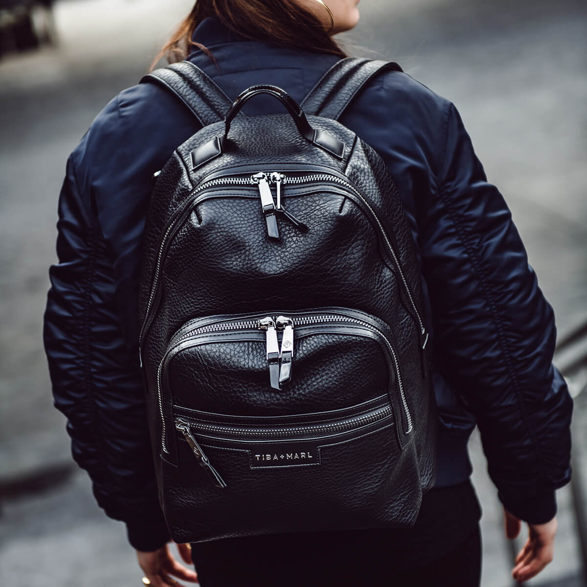 Elwood Changing Backpack Veganes Leder aus recyceltem Polyurethan von TIBA + MARL kaufen - Baby, Alltagshelfer, Mama, Babykleidung & mehr