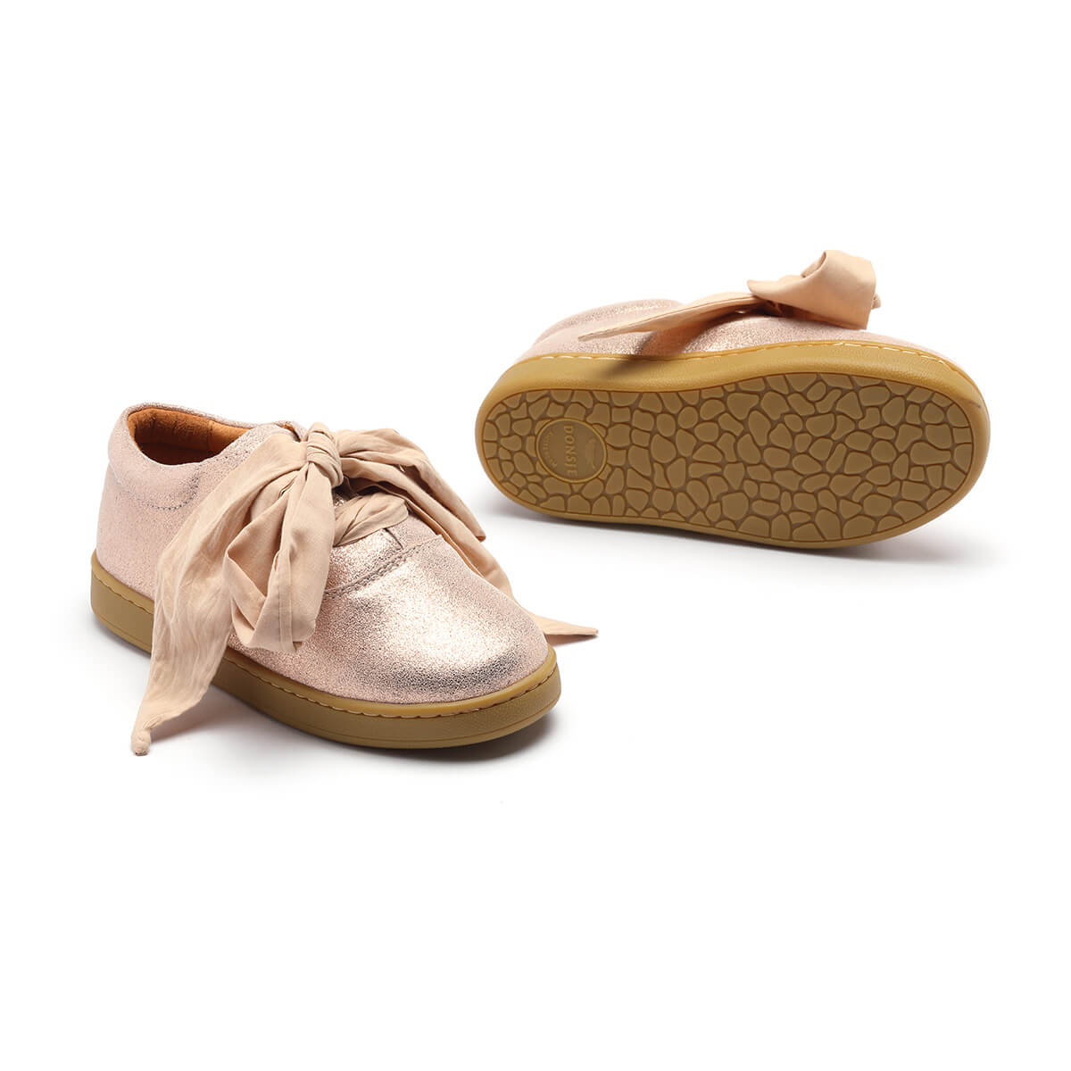 Emilia Organza Halbschuh mit Schleife aus Premium-Leder von Donsje kaufen - , Babykleidung & mehr