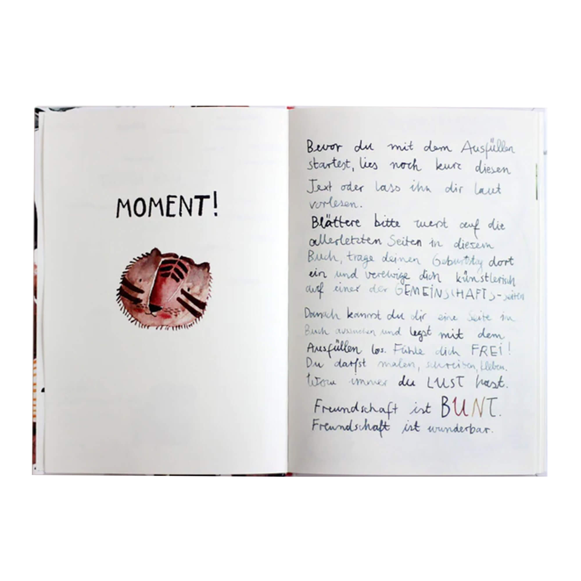 Freundebuch aus Recyclingpapier DIN A5 von Halfbird kaufen - Spielzeug, Alltagshelfer, Geschenke, Babykleidung & mehr