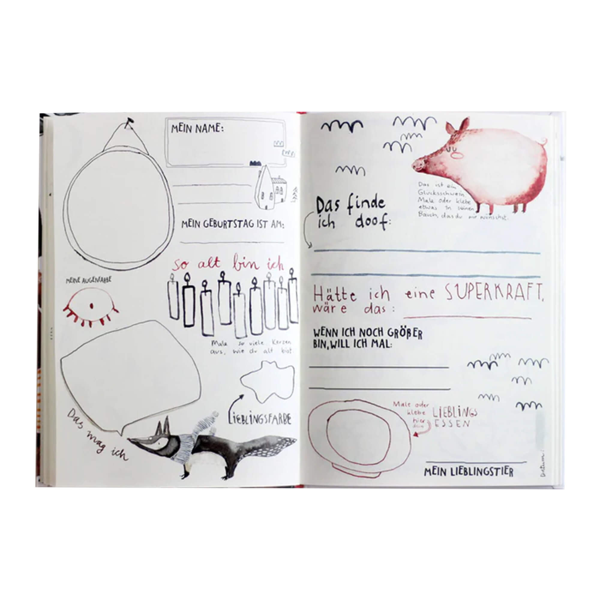 Freundebuch aus Recyclingpapier DIN A5 von Halfbird kaufen - Spielzeug, Alltagshelfer, Geschenke, Babykleidung & mehr