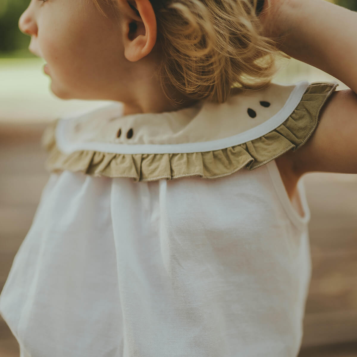 Frutys Blouse - Bluse mit Kragen von Donsje kaufen - Kleidung, Babykleidung & mehr