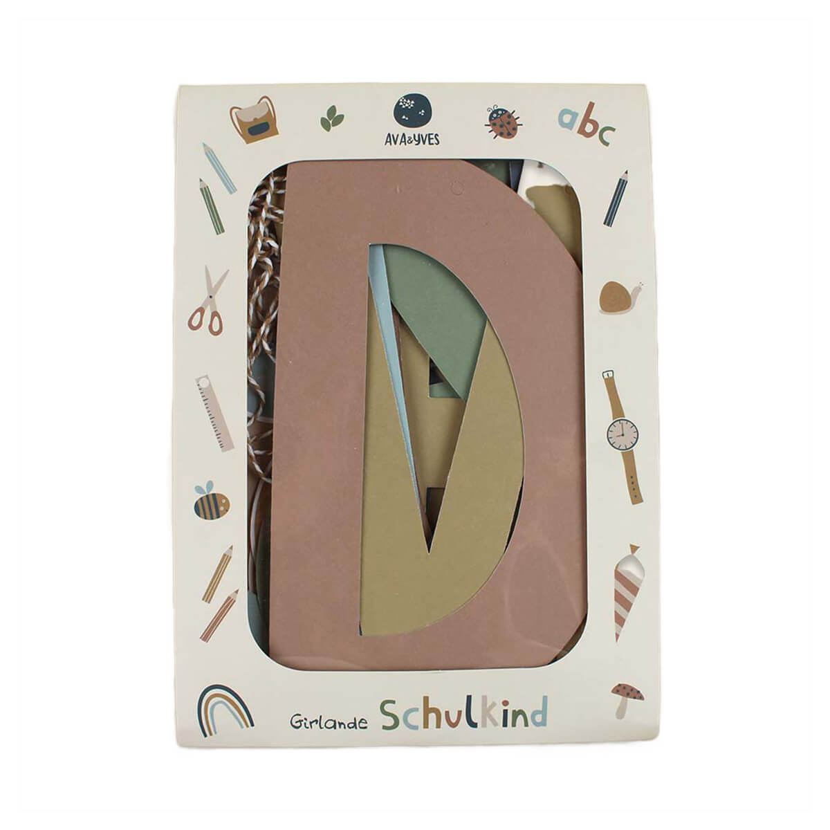 Girlande zur Einschulung von Ava & Yves kaufen - Kinderzimmer,, Babykleidung & mehr