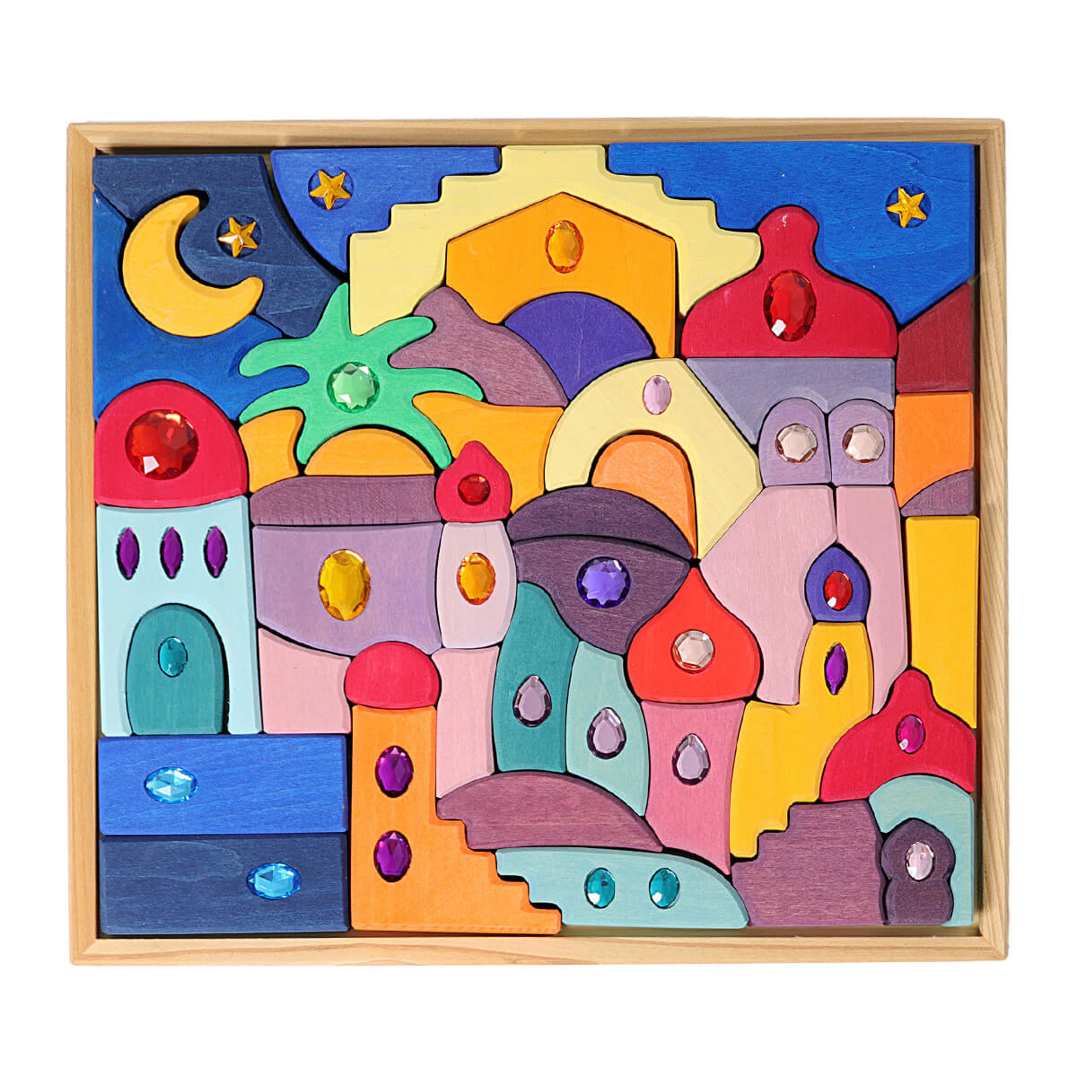 Glitzermandala Morgenland aus 100% FSC Holz von Grimm´s kaufen - Spielzeug, Geschenke, Babykleidung & mehr