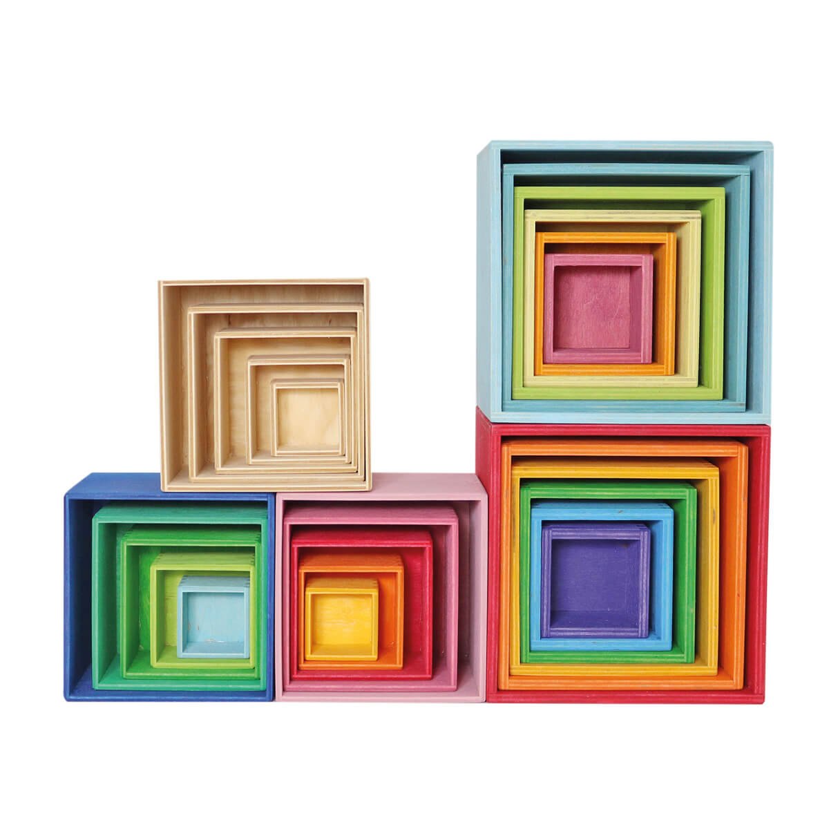 Großer Kistensatz 6 teilig aus Holz von Grimm´s kaufen - Spielzeug, Geschenke, Babykleidung & mehr