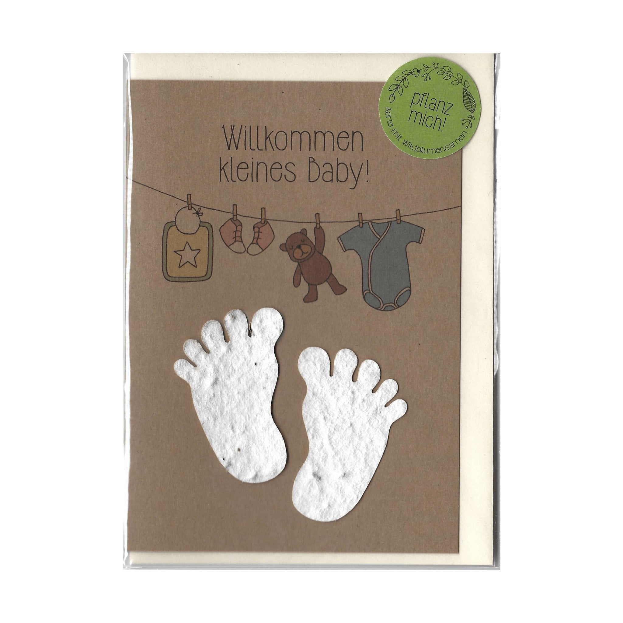 Grußkarte Bedruckt Saatpapier von Stadtgärtner kaufen - Spielzeug, Alltagshelfer, Geschenke, Kinderzimmer, Babykleidung & mehr