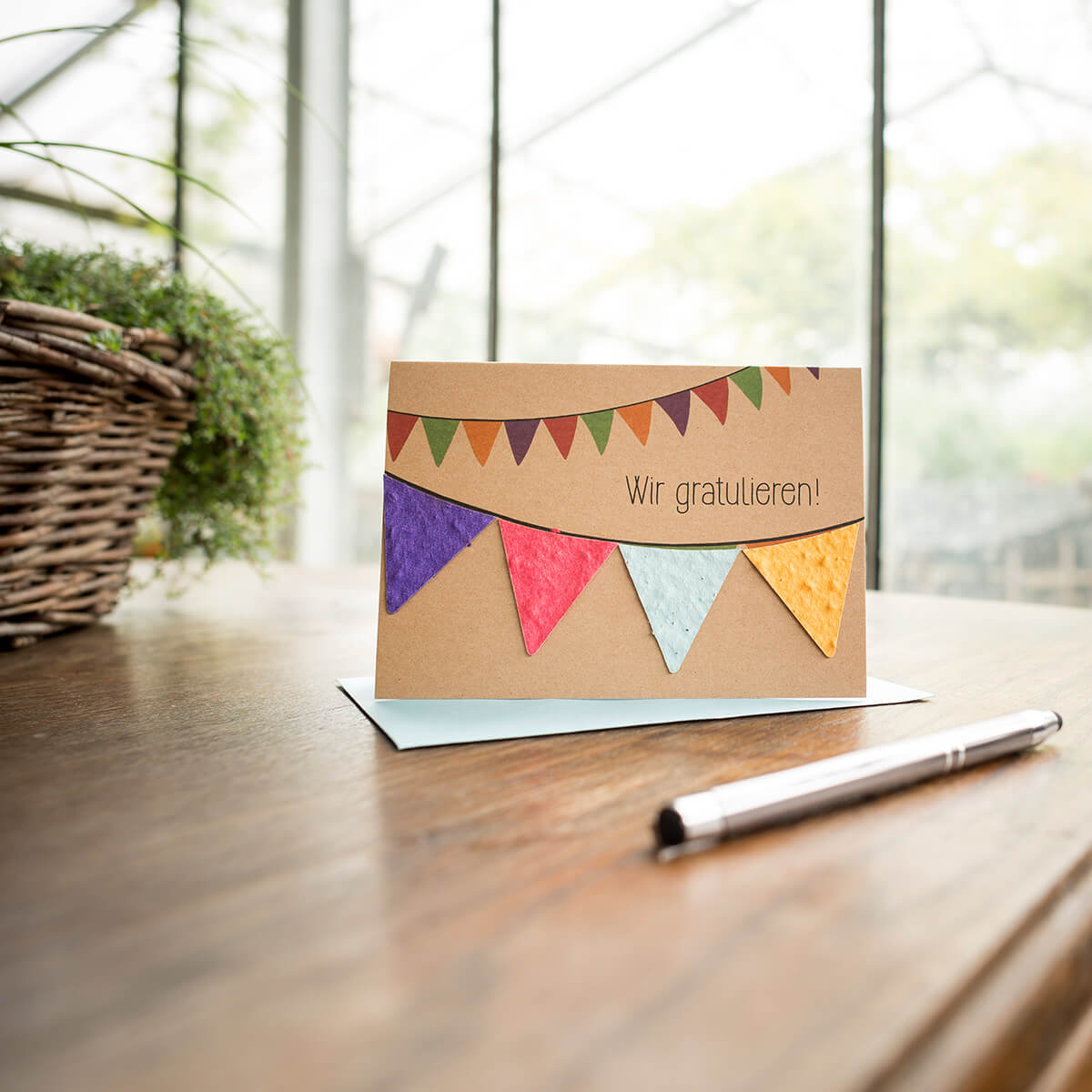 Grußkarte Bedruckt Saatpapier von Stadtgärtner kaufen - Spielzeug, Alltagshelfer, Geschenke, Kinderzimmer, Babykleidung & mehr