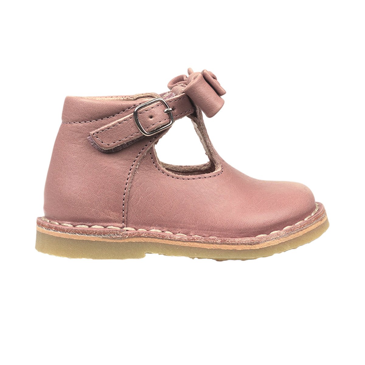 Halbschuh T-Bar Bow - aus Chrom freiem Premium Leder von petit nord kaufen - Kleidung, Babykleidung & mehr