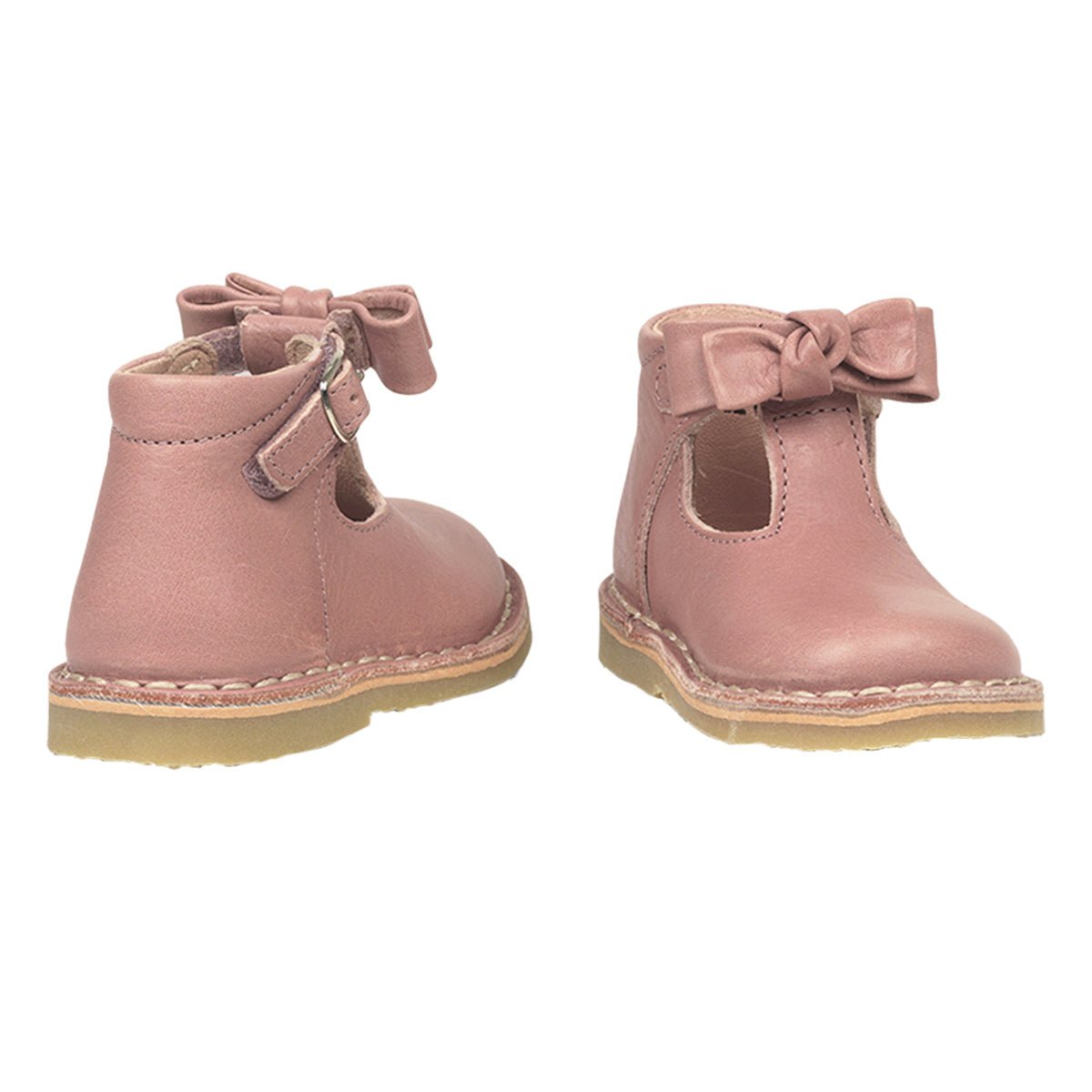 Halbschuh T-Bar Bow - aus Chrom freiem Premium Leder von petit nord kaufen - Kleidung, Babykleidung & mehr