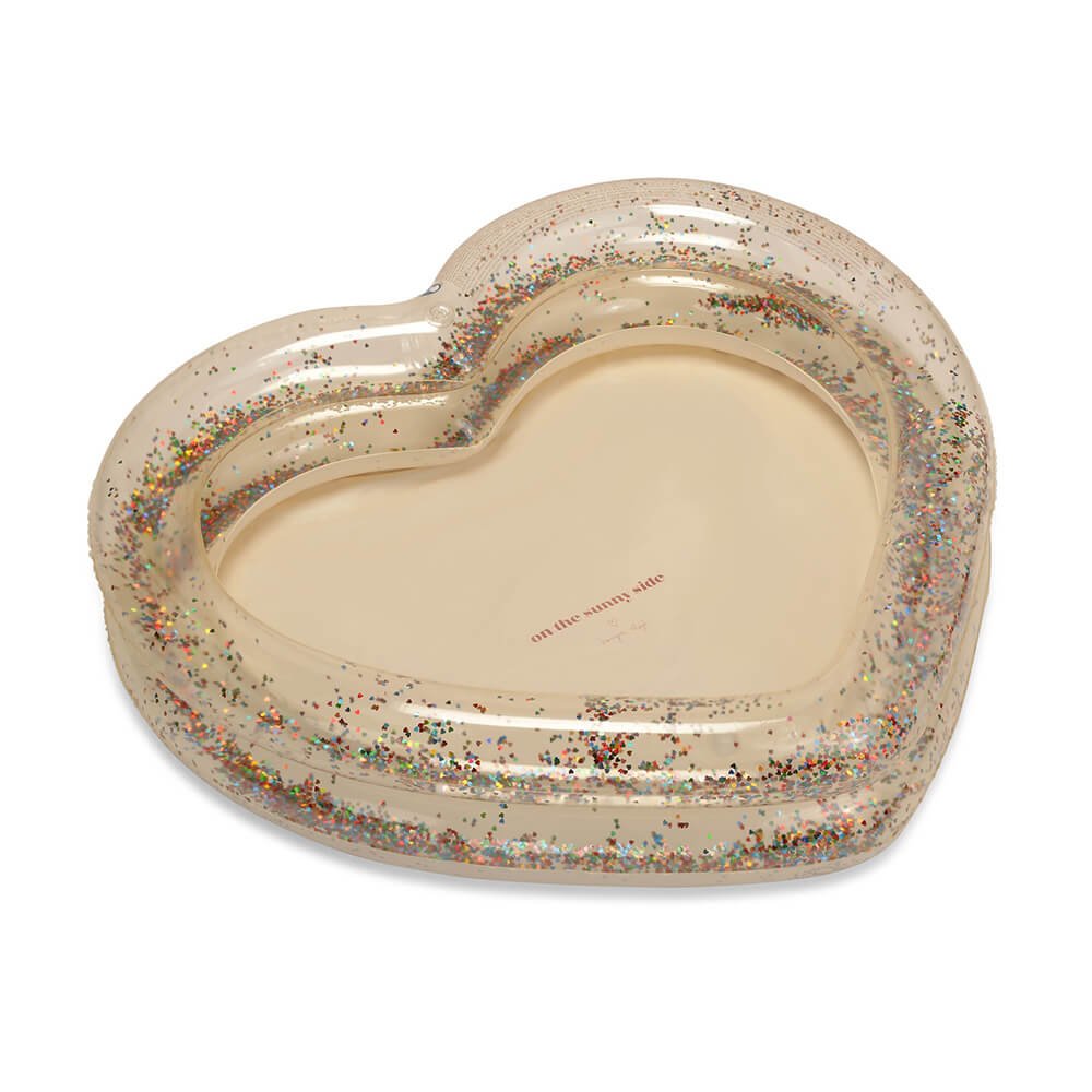 Heart Pool - Herz Planschbecken Transparent mit Glitzer von Konges Slojd kaufen - Spielzeug, Babykleidung & mehr