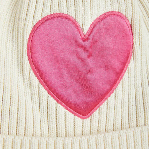 Hearts Knitted Pompom Hat - Strickmütze mit Bommel aus 100% Bio Baumwolle von mini rodini kaufen - Kleidung, Babykleidung & mehr