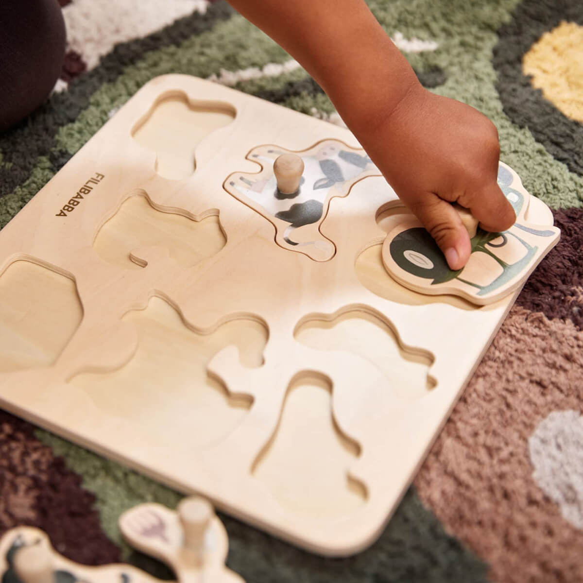 Holzpuzzle 8-teilig ab 12 Monate FSC von Filibabba kaufen - Spielzeug, Geschenke, Babykleidung & mehr