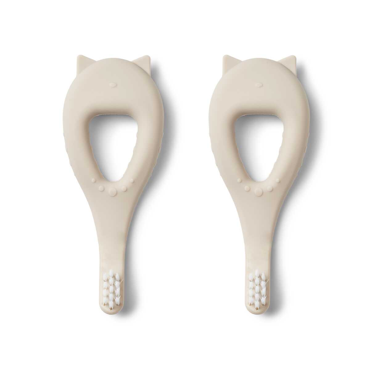 Janelle Toothbrush 2er Pack - Zahnbürste für Babies aus Soft Silikon & Nylon von Liewood kaufen - Alltagshelfer, Babykleidung & mehr