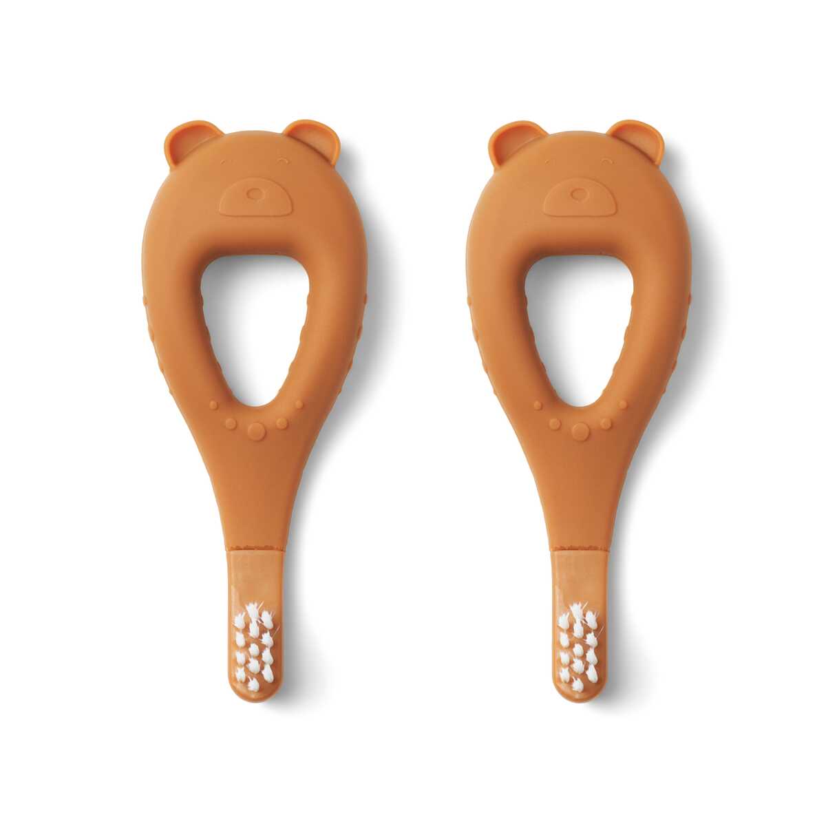 Janelle Toothbrush 2er Pack - Zahnbürste für Babies aus Soft Silikon & Nylon von Liewood kaufen - Alltagshelfer, Babykleidung & mehr