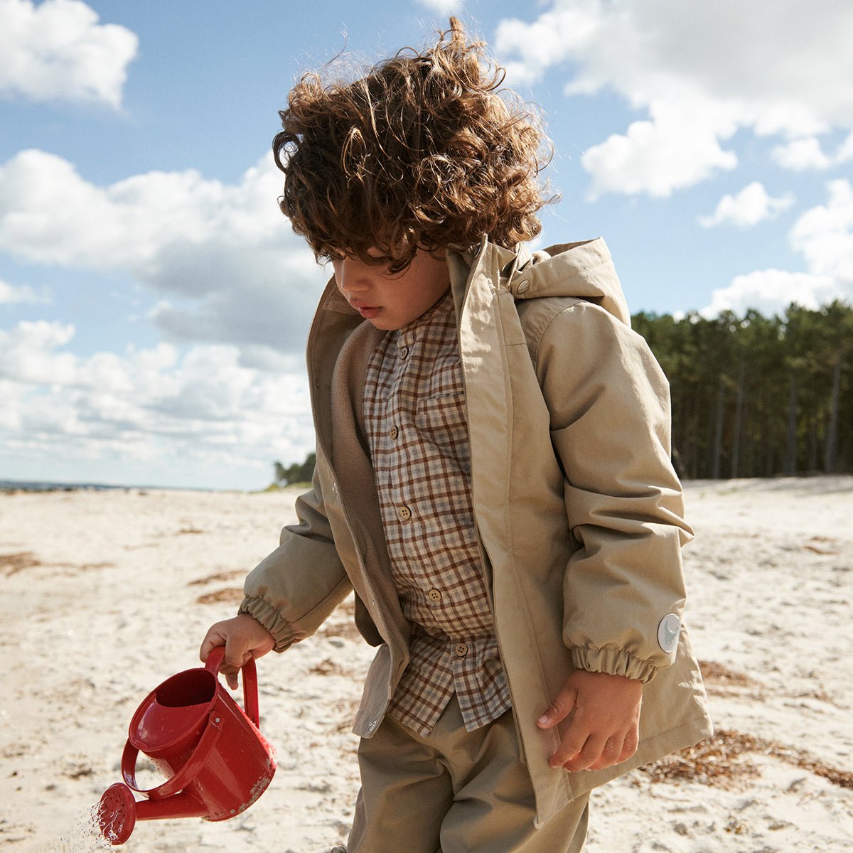 Karl Technische Jacke aus 100% recyceltem Nylon von Wheat kaufen - Kleidung, Babykleidung & mehr