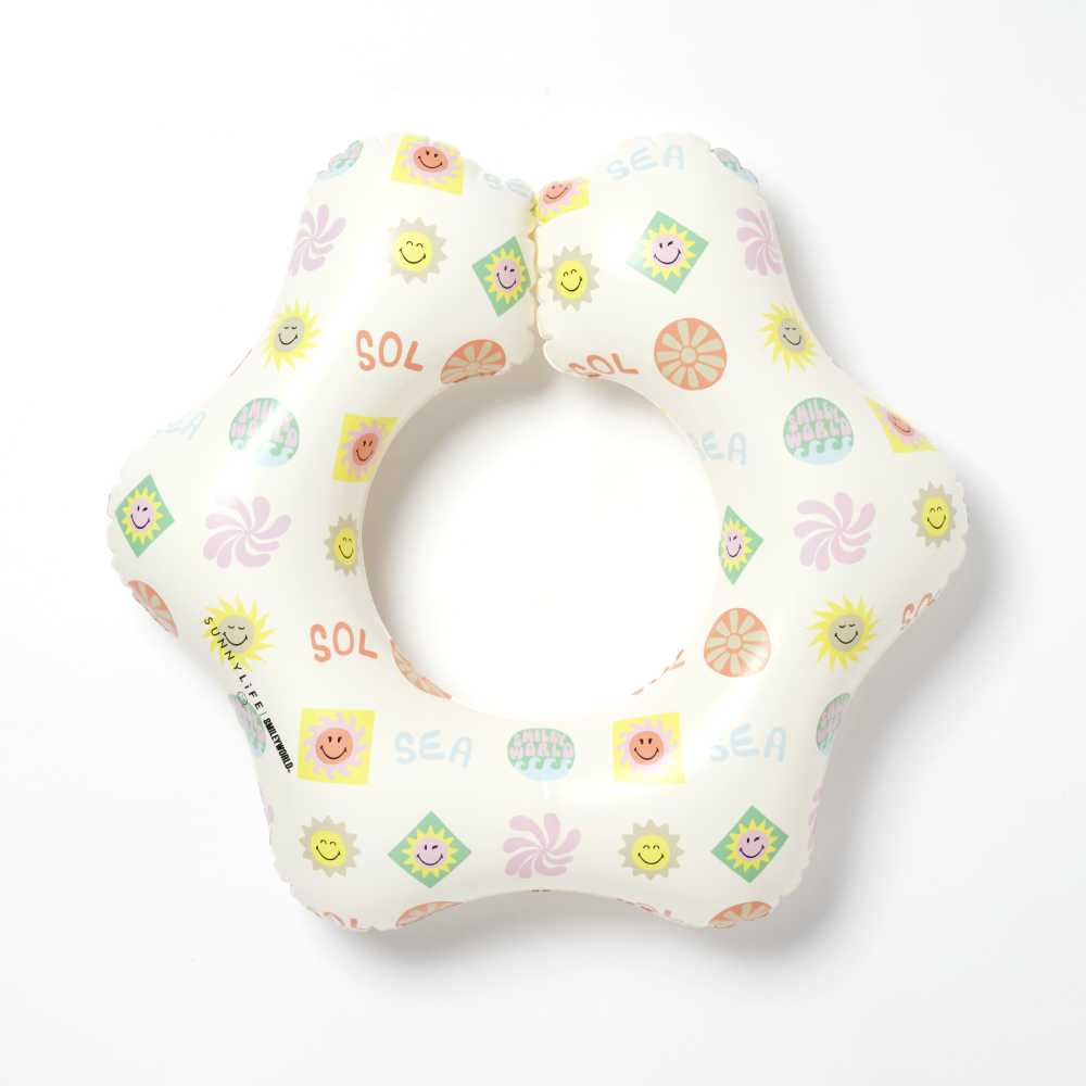 Kiddy Float Ring - Schwimmring SMILEY aus 100% PVC von Sunnylife kaufen - Spielzeug, Babykleidung & mehr
