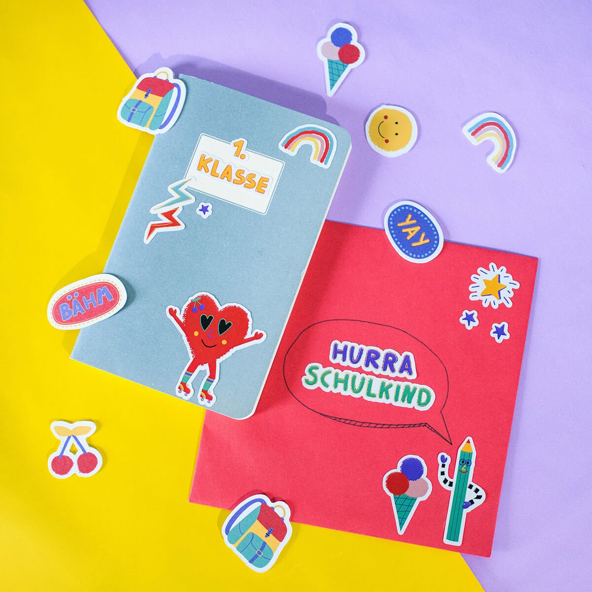 Klebesticker Schulkind von Ava & Yves kaufen - Spielzeug, Alltagshelfer, Geschenke, Kinderzimmer, Babykleidung & mehr