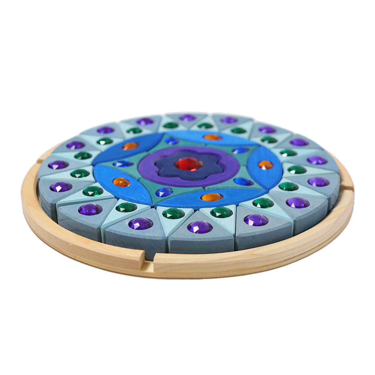 Kleines Glitzermandala aus 100% FSC Holz von Grimm´s kaufen - Spielzeug, Geschenke, Babykleidung & mehr