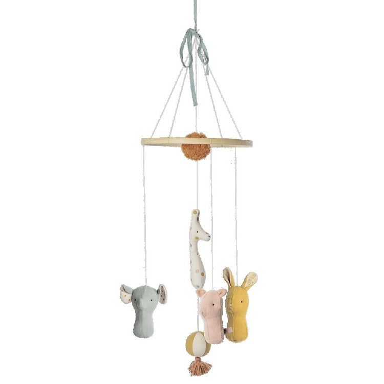 Kuschelfreunde Mobile aus Baumwolle und Leinen von Maileg kaufen - Baby, Kinderzimmer, Geschenke, Babykleidung & mehr