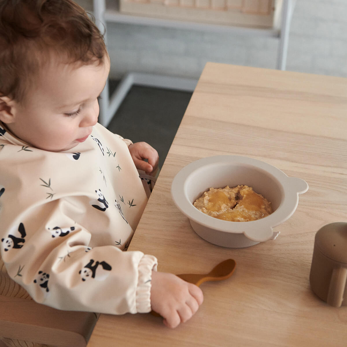Lätzchen mit langen Ärmeln aus 100% Recyceltem Polyester Modell: Merle neues Design von Liewood kaufen - Alltagshelfer, Babykleidung & mehr