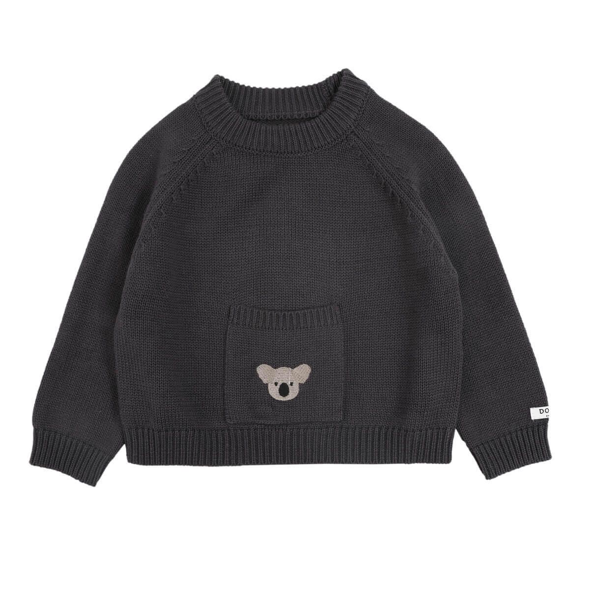 Loeke Sweater - Strickpullover mit Tasche aus 100% Baumwolle von Donsje kaufen - Kleidung, Babykleidung & mehr