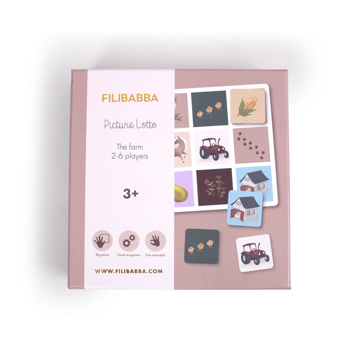 Lotto-Spiel aus Pappe ab 3 Jahren von Filibabba kaufen - Spielzeug, Geschenke, Babykleidung & mehr