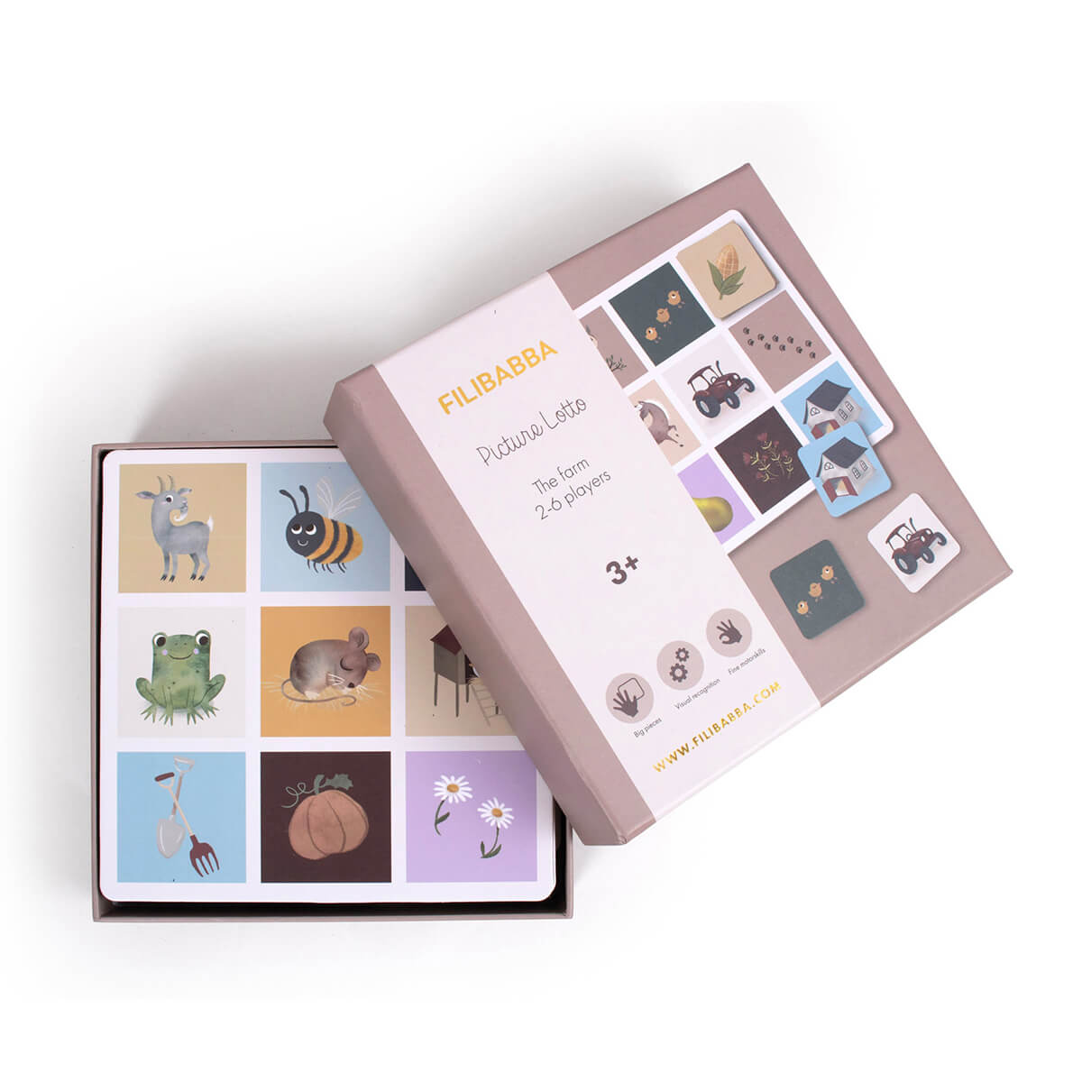 Lotto-Spiel aus Pappe ab 3 Jahren von Filibabba kaufen - Spielzeug, Geschenke, Babykleidung & mehr