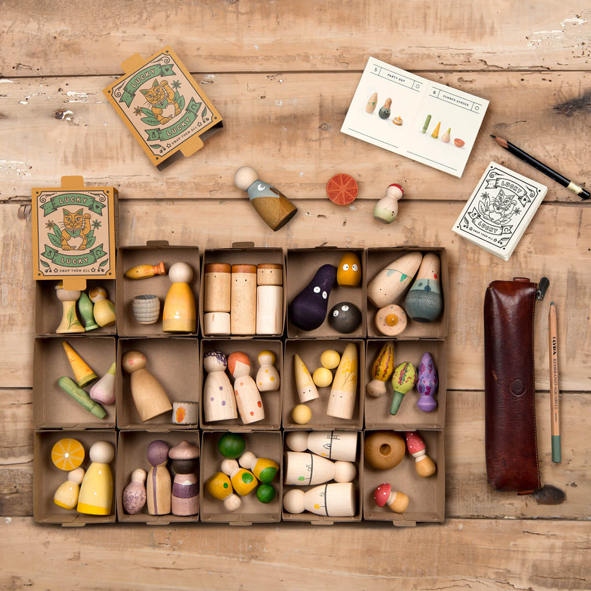 Lucky Lucky Spielfiguren aus PEFC Holz von Grapat kaufen - Spielzeug, Geschenke, Babykleidung & mehr