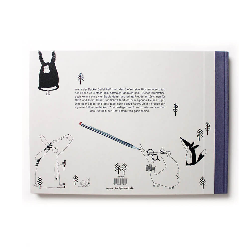 Malen Schritt für Schritt - Krummtierbuch von Halfbird kaufen - Spielzeug, Alltagshelfer, Geschenke, Babykleidung & mehr