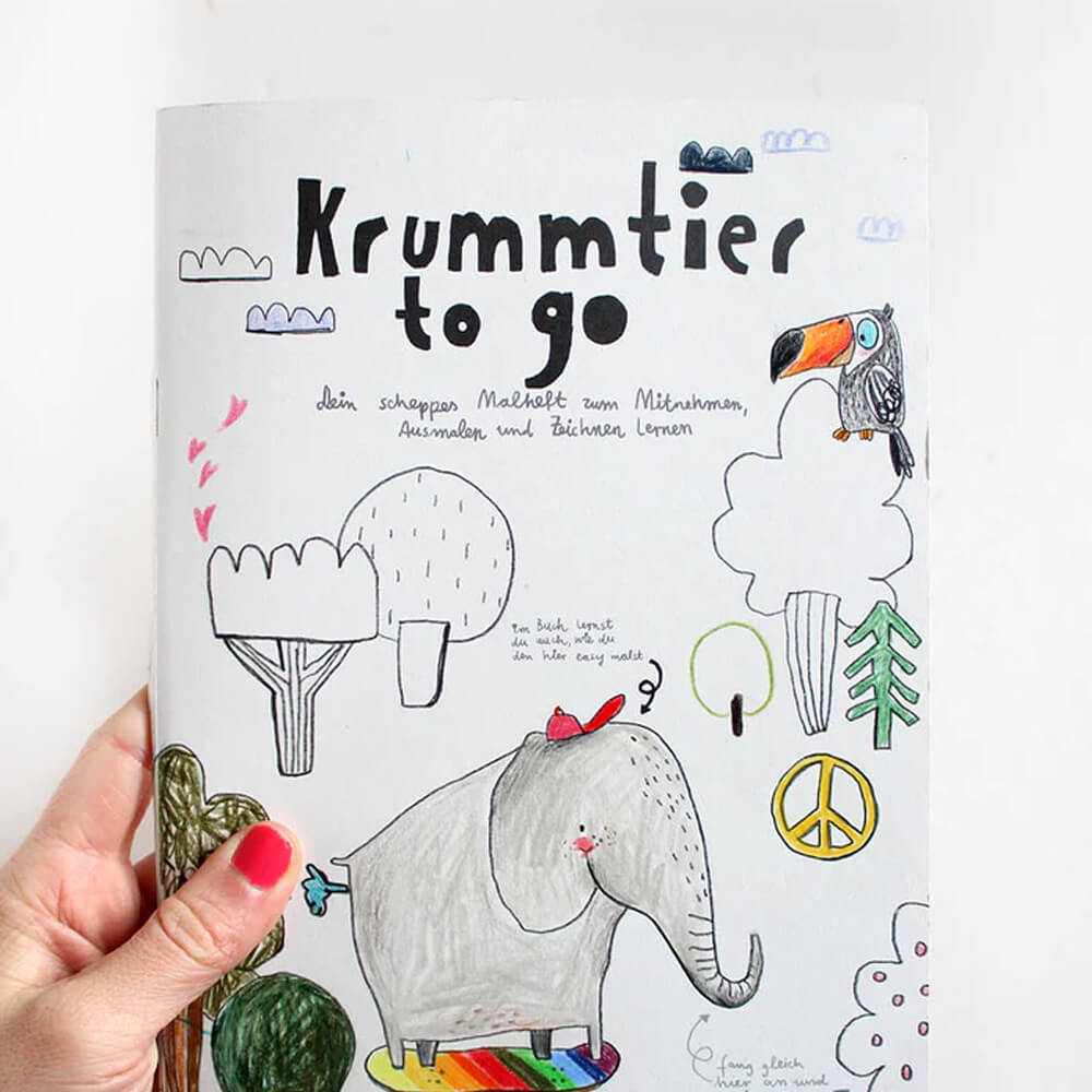 Malheft - Krummtier to go von Halfbird kaufen - Spielzeug, Alltagshelfer, Geschenke, Babykleidung & mehr