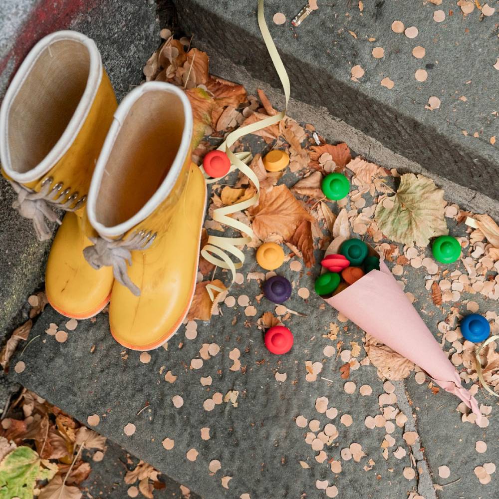 Mandala Rainbow Flowers Holzfiguren von Grapat kaufen - Spielzeug, Babykleidung & mehr