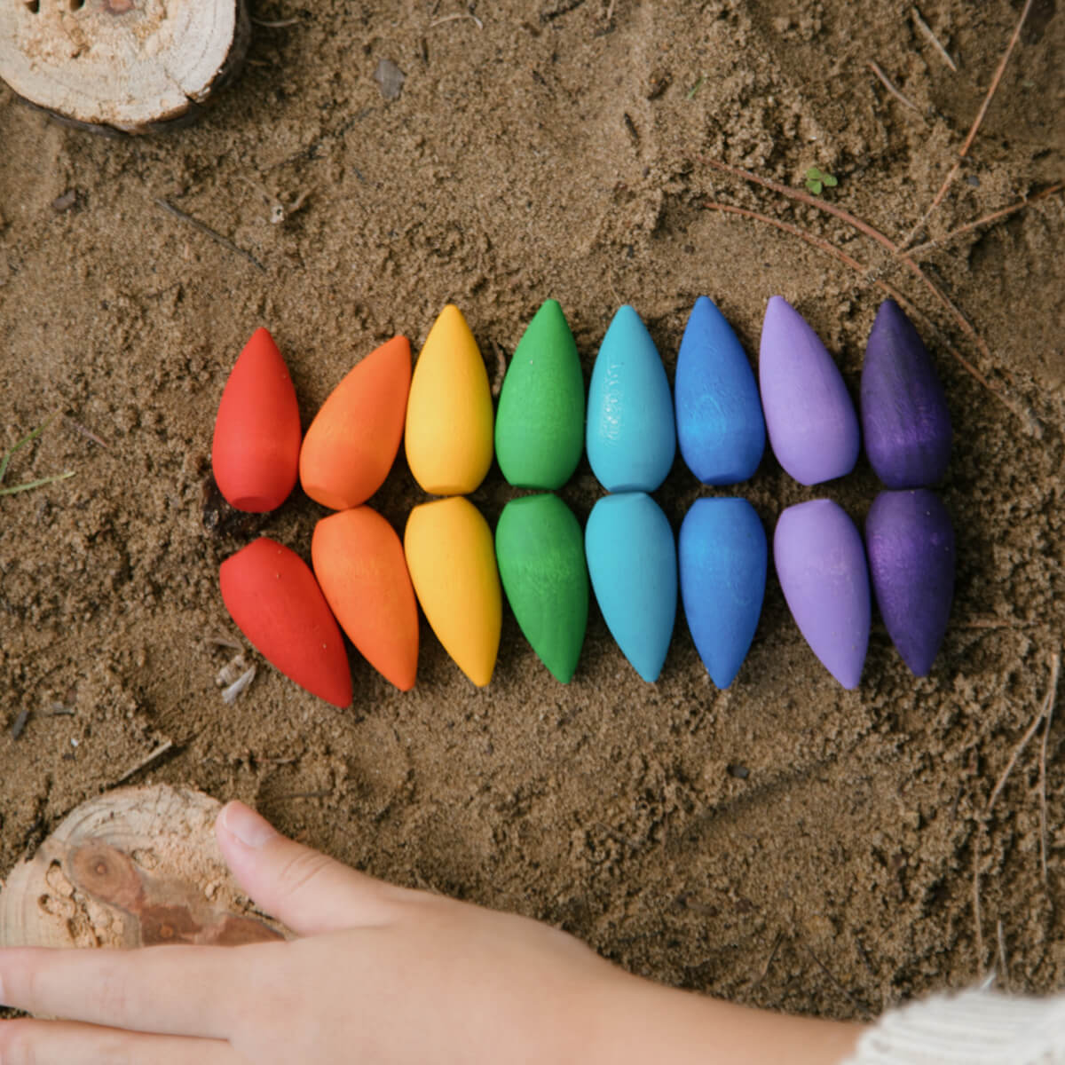 Mandala Rainbow Snowflakes Holzfiguren von Grapat kaufen - Spielzeug, Babykleidung & mehr