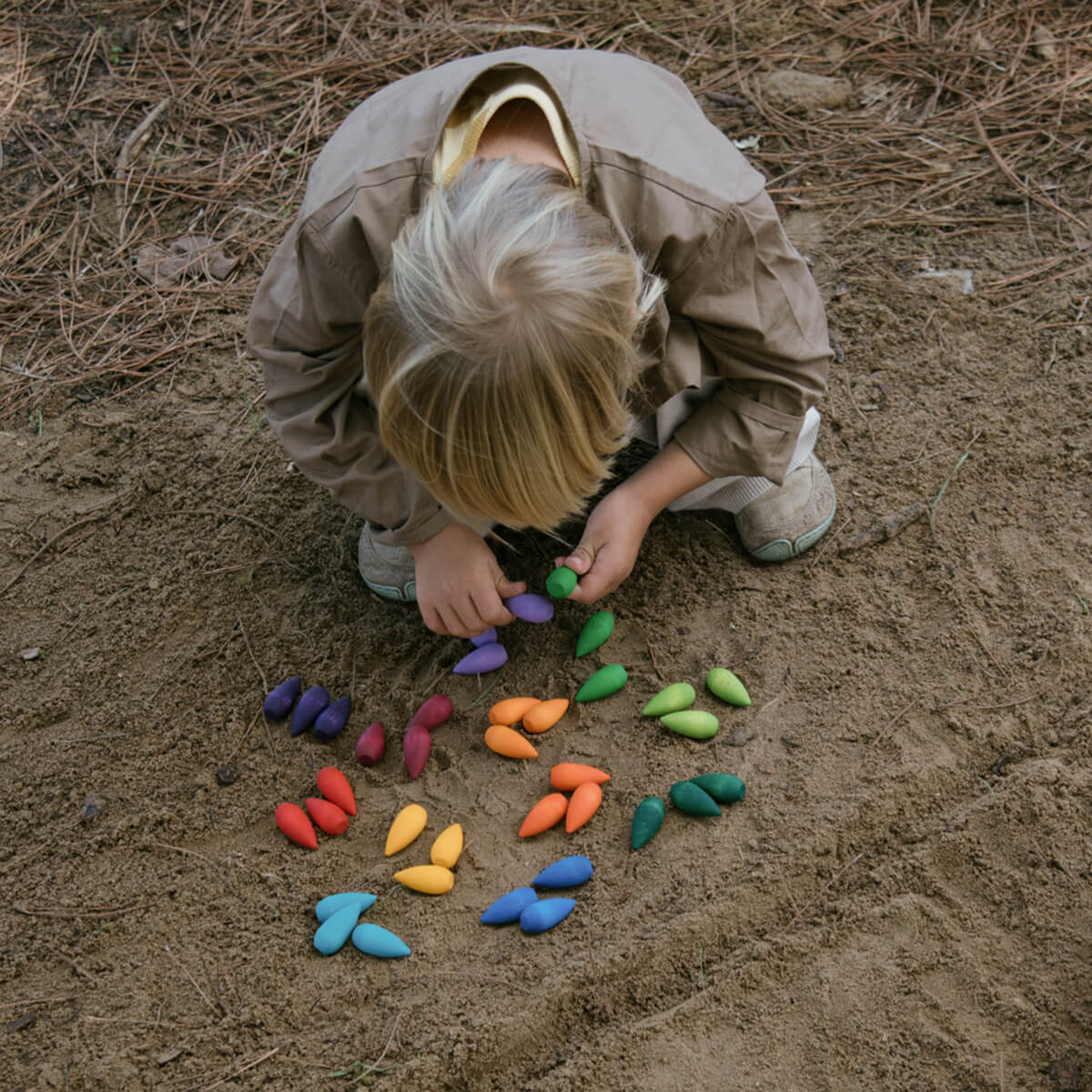 Mandala Rainbow Snowflakes Holzfiguren von Grapat kaufen - Spielzeug, Babykleidung & mehr