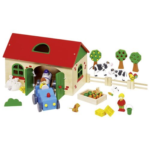 Mein Bauernhof Groß aus Holz von Goki kaufen - Spielzeug, Geschenke, Babykleidung & mehr