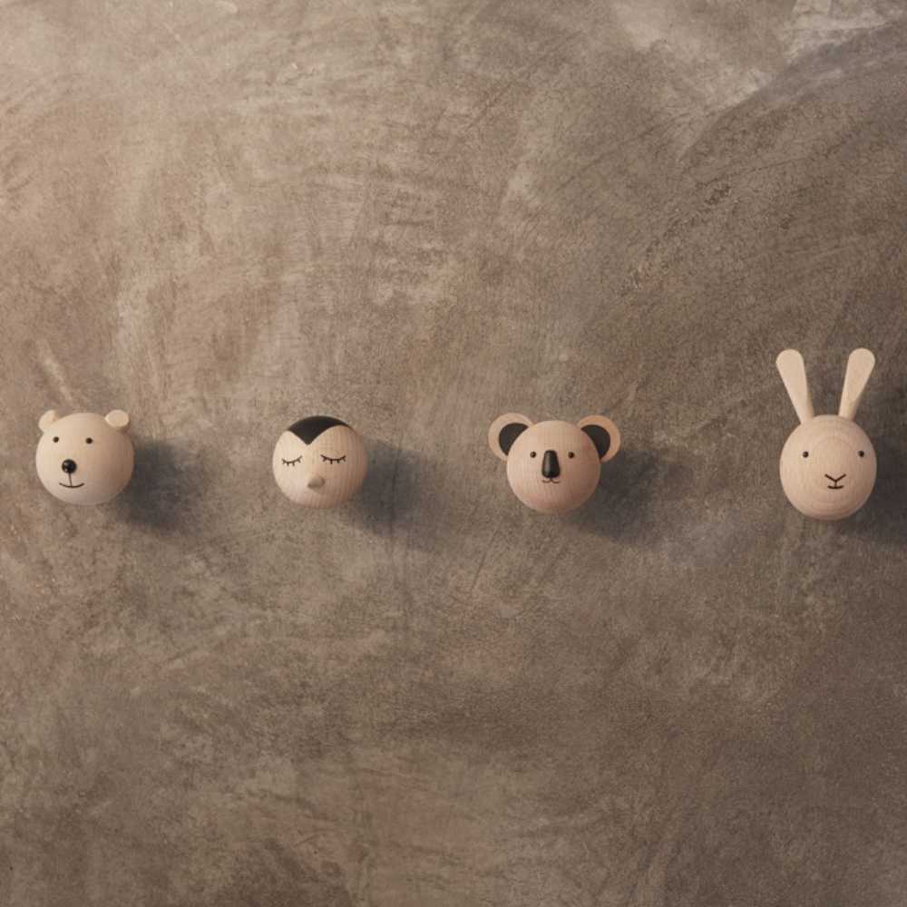 Mini Hook - Haken Tiermotiv aus 100% Buchenholz von OYOY kaufen - Kinderzimmer, Babykleidung & mehr
