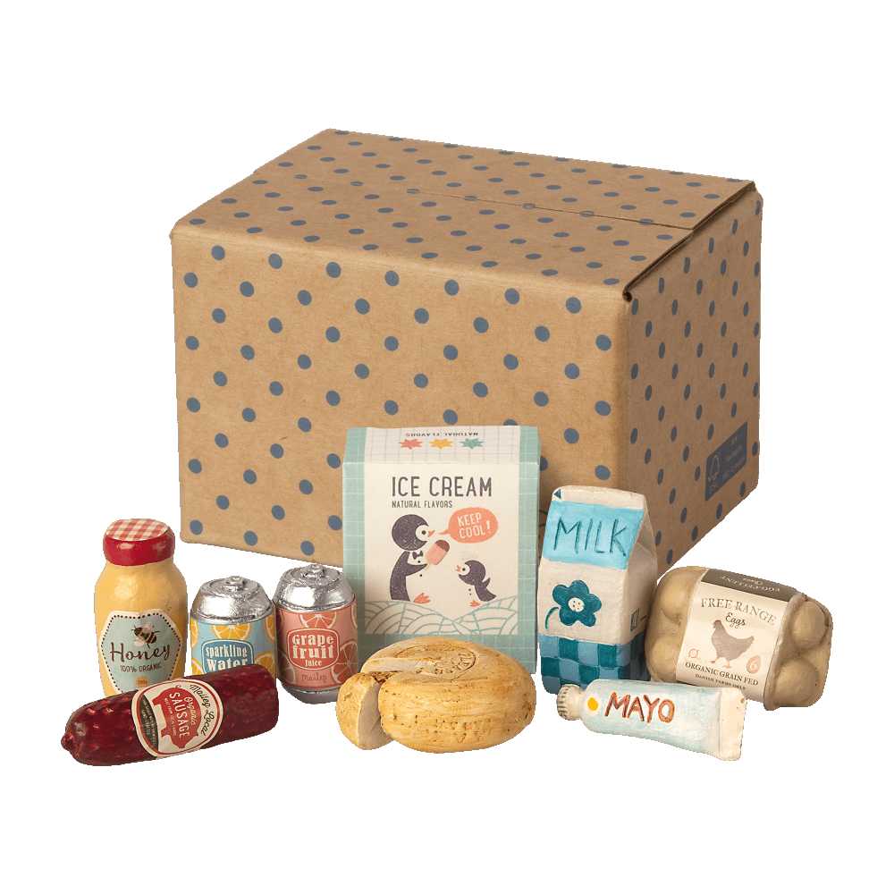 Miniatur Lebensmittelbox 9-teilig von Maileg kaufen - Spielzeug, Geschenke, Babykleidung & mehr