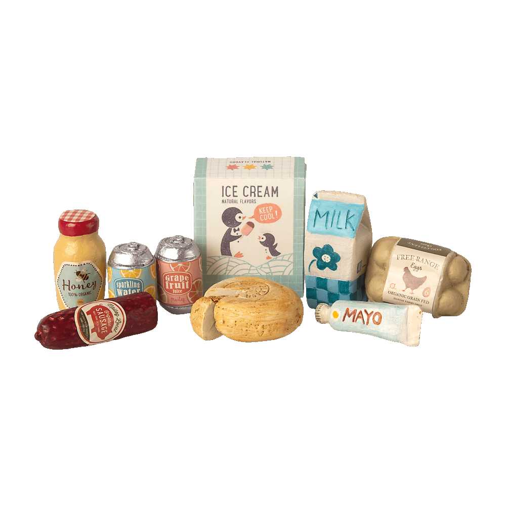 Miniatur Lebensmittelbox 9-teilig von Maileg kaufen - Spielzeug, Geschenke, Babykleidung & mehr