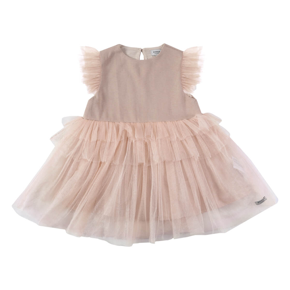 Nena Dress - Kleid mit Tüllrück und Rüschen von Donsje kaufen - , Babykleidung & mehr