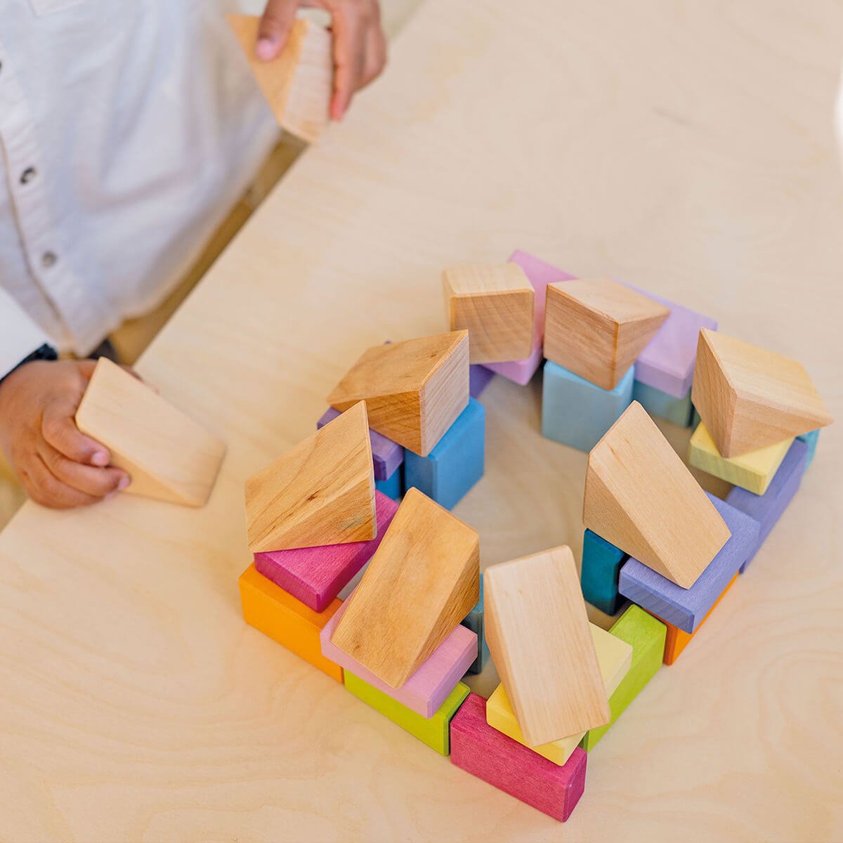 Pastell Duo - Baukasten aus 100% FSC Holz von Grimm´s kaufen - Spielzeug, Geschenke, Babykleidung & mehr
