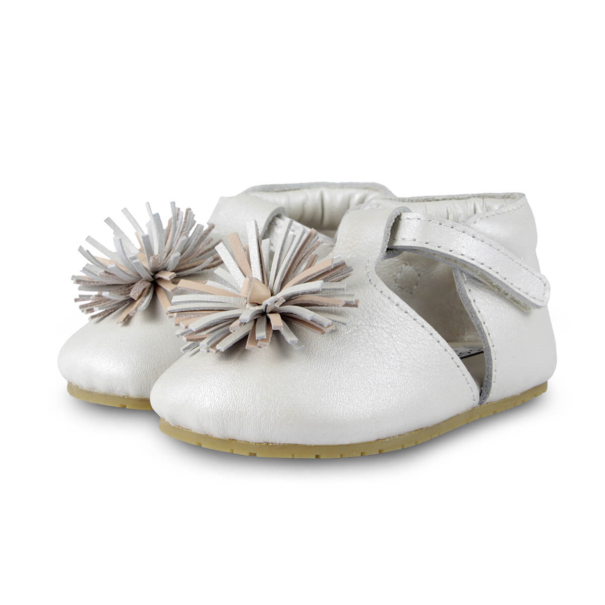 Poms Sandalen aus 100% Premium-Leder von Donsje kaufen - Kleidung, Babykleidung & mehr